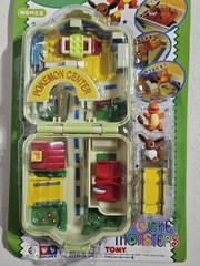Vintage Pokemon Pocket Monsters Playset Charmander & Eevee Japanese ☆ New / Read
