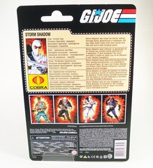 GI JOE Classified Retro Series 6″ STORM SHADOW carded exclusive