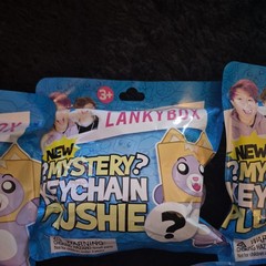 LANKYBOX Mystery Keychain Plushie/Mystery Fig NEW Sealed 7pc LOT w/Display 🔥🔥