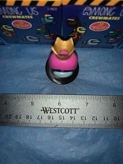 Toikido AMONG US Crewmates Stampers Blind Vinyl Mini HtF * PINK Gold CROWN Ghost