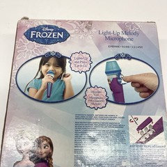 Disney Frozen Light Up Melody Microphone Elsa Anna Let It Go New In Box