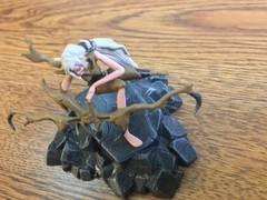 Battleborn Gearbox 2K THORN Figure Rare On Stand Battle Born Toy