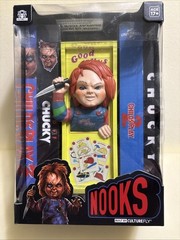 New Chucky Child’s Play 2 Horror Book Shelf Nooks Collectible CultureFly HTF 🔥