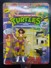 🔥 TMNT April O’Neil Bundle – 4 Sealed Vintage Figures (Blue Stripe Variant) 🔥