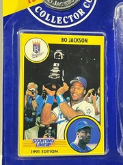 Bo Jackson Royals/White Sox 1991 Starting Lineup Two Figures NEW w/Coin Card MLB