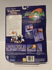 Vintage 1996 Playmates Space Jam Swackhammer and Tweety Bird Action Figure Set