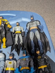Mixed Batman Figure Lot Modern DC Comics Loose Some Rare Flaws