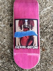 Custom Fingerboard F ing Awesome Burqa Girl Skateboard Rare 2014