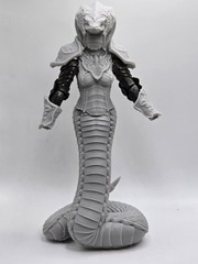 3d Printed FEMALE SNAKE WARRIOR SNAKE BOTTOM For 1.0 Mythic Legions 1/12 Scale