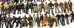 HUGE 4″ Action Figure Lot Of 68 No Duplicates Vtg 85′ Marvel DC Battlestar READ