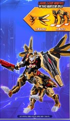 Metal Cardbot W Season 3 Nightgriffon Transforming Robot Figure Official Korean