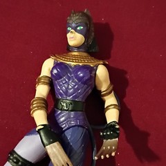 DC Comics Catwoman Batman Action Figure Lot of 2, Plastic Gray/Black/Purple 2008