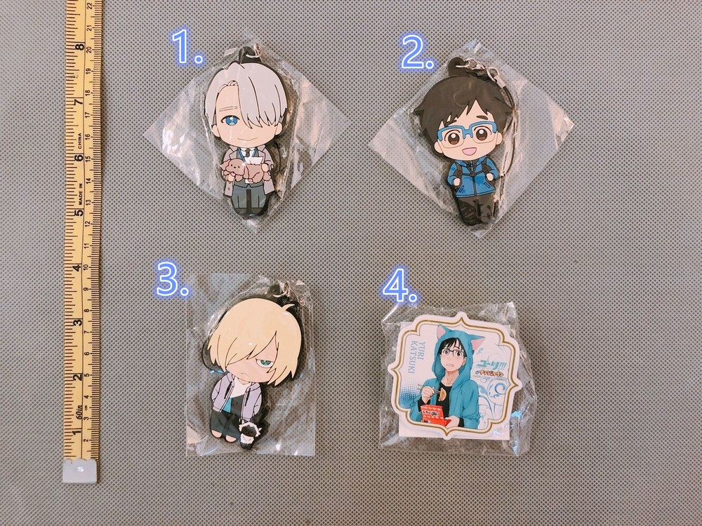 Yuri on Ice Badge Clip Victor Nikiforov Yuri Yuuri Katsuki Plisetsky