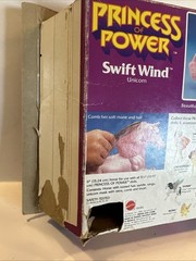 Vintage 1984 Princess Of Power Swift Wind Unicorn With Box & Doll