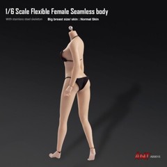 USA ANT 1/6 Super Flexible Seamless Female Normal Mid Breast Action Figure Body