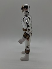 1995 Mighty Morphin Power Rangers 5″ Silver Chrome White Ranger Figure