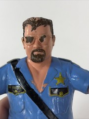 WWF LJN Superstars 1989 Big Bossman Black Card Wrestling Action Figure WWE