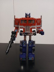 Transformers KC-01 KO Die-Cast Optimus Prime Missing Link G1 Trailer & Bumblebee