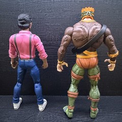 NECA TMNT Rat King & Vernon Fenwick Action Figures Loose Complete