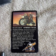 Coleco Rambo SAVAGE STRIKE CYCLE -Parts Lot Bin #4