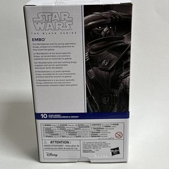 Star Wars: Mandalorian & Grogu The Black Series 10 EMBO First Edition White Box