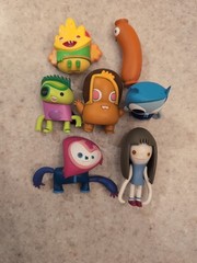 Kidrobot The Heroes of Burgertown Lot Of 7 Figures John Burgerman, Rare