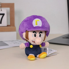 2X Baby Wario Waluigi Super Mario Bros Plush Toy Stuffed Animal Figure Doll 6″