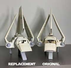 Vintage Star Wars Imperial Shuttle Replacement Parts – Hatch Handle Guns Ramp