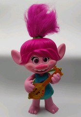 Trolls Poppy Doll Singing Guitar Hasbro DreamWorks Girls Just Wanna 11” tall B