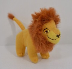 RARE 1998 Adult Simba Mufasa 5″ McDonald’s EUROPE Plush Figure Disney Lion King