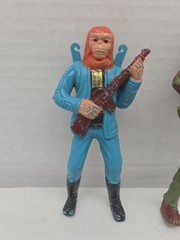 1967 Planet of The Apes Dr. Zaus Parachute Paratrooper Figure Hong Kong Lot