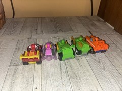 Paw Patrol Car Lot 5 Die Cast True Metal Vehicles Nickelodeon Toys Zuma Skye