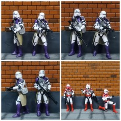 3.75 Inch Clone Trooper 1/18 501st 187th Legion Shock Action Figure REX ARF Toy.