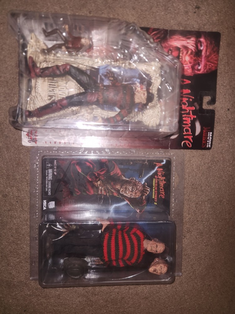 Movie Maniacs Frerdy Kruger Neca Nightmare On Elm Street 2 Mib NIB Bundle