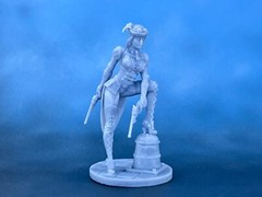 Steampunk Headhunter Action table figurine. 40mm Resin Figure