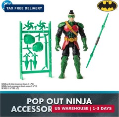 DC Comics, Batman Ninja Strike 6″ 3-Pack Battle Set Action Figures with Pop-Out