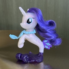 My Little Pony “RARITY” PEARLY Sea pony Movie (2017) Brushables G4 FIM