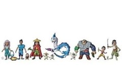 20+ Piece Figure Disney Raya and the Last Blue Dragon Land of Kumandra Play Set