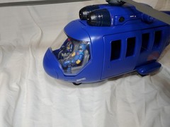 GIJOE 1/18 Scale Custom Cobra Attack Helicopter With Cobra Trooper And Vipers
