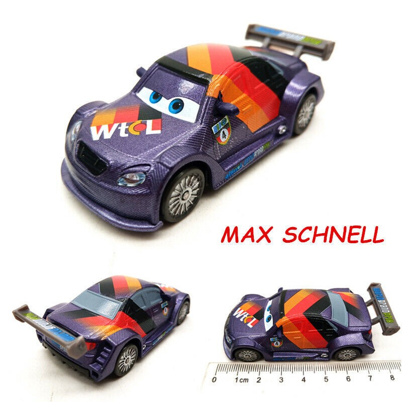 Disney Pixar Cars GERMAN RACER MAX SCHNELL World Grand Diecast Toy Car Gift