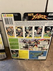 Vintage Gi Joe Coloring Book And Promotional VHS Tapes And Sgt Savage Backers