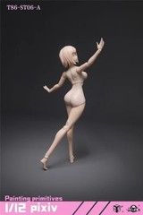 86TOYS T86-ST06-A 1/12 Super Large Bust Plump Hip Girl Head Body Flexible Figure