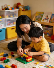 300Pcs Building Brick Bulk, White Bulk Bricks with 5 Sizes, Compatible with Lego