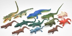 Crocodile & Alligator 5.5″ Plastic Animal Toy Figure Lot