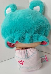 Flip Zee Girls Zoey Plush Stuffed Doll, Winter Wonderland, Pretty In Pink Troll