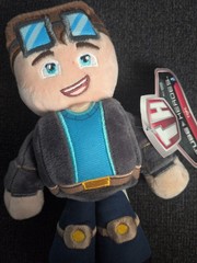 DanTDM Tube Heroes Plush Figure w Tag Minecraft YouTuber Stuffed Toy