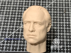 1/6 Godfather Marlon Brando Head Sculpt Model For 12″ Male Figure Body Toys