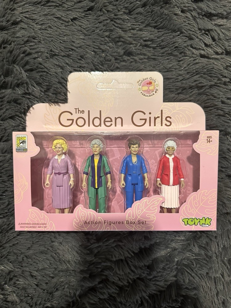 The Golden Girls SDCC25 Exclusive Limited Edition Action Figures – sealed