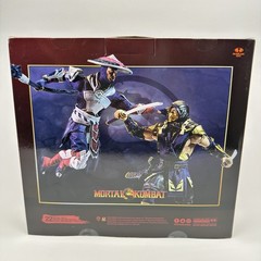 Mortal Kombat Scorpion Blackout & Raiden Defender Deluxe Figure Set 2020 New