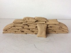GI Joe Firebase Ryan 1/12 Custom 30 Khaki Sandbags Filled W/ Real Sand Mint New